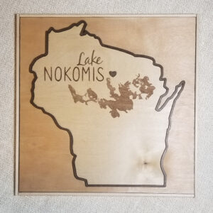 Lake Nokomis Square Sign