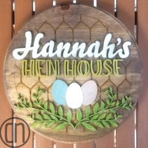 Round Outdoor Signs – 12″