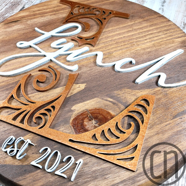Personalized Round Name Sign