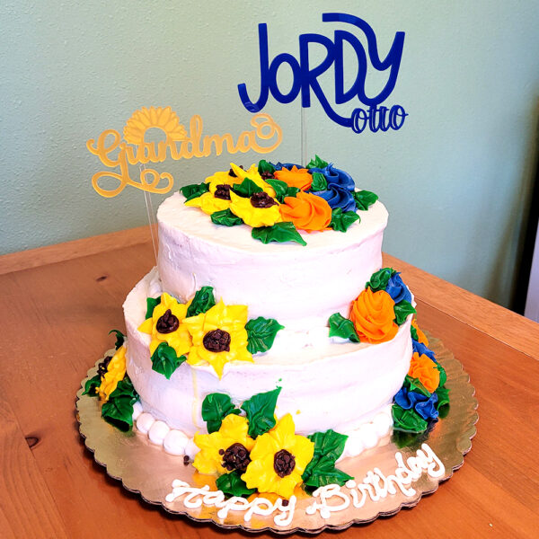 Personalized Acrylic Cake Toppers