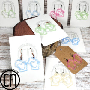 Custom Cut Acrylic Earrings