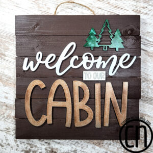 “Welcome” Pallet Signs 10″