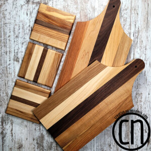 Handmade in Wisconsin Serving Boards & Coasters