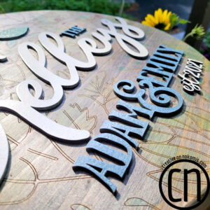 Round Sign – Wedding Gift